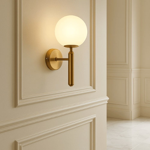 Applique Murale Chambre en Verre-Une lampe de chevet