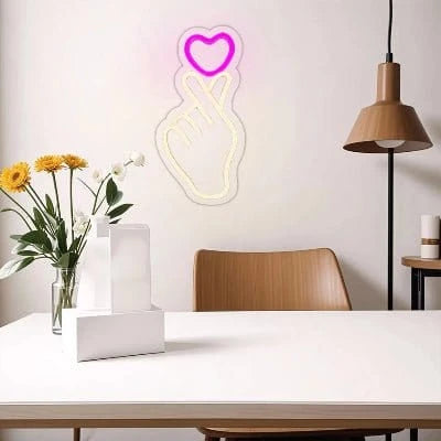 Neon LED Cœur ambiance