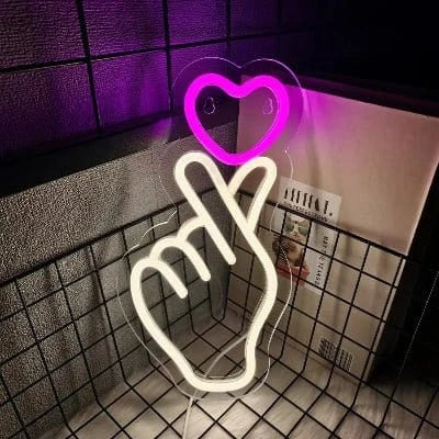 Neon LED Cœur tendance