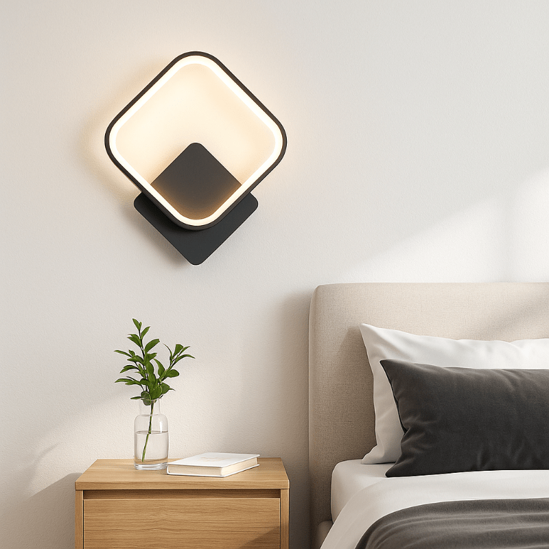 Applique Murale Chambre LED Élégante et Fonctionnelle-Une lampe de chevet