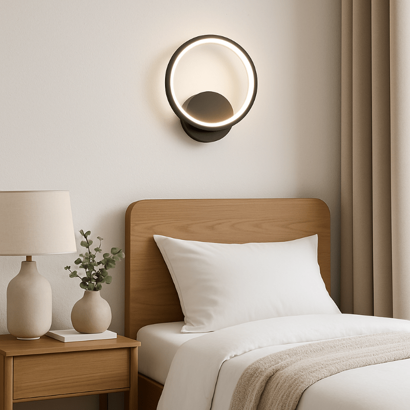 Applique Murale Chambre LED Élégante et Fonctionnelle-Une lampe de chevet