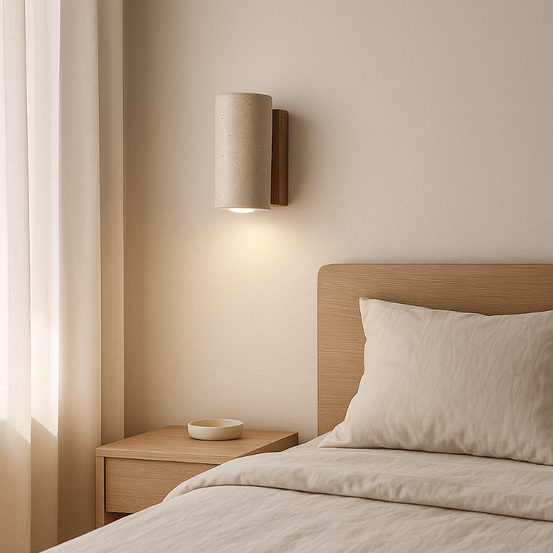 Applique murale | En pierre - Une lampe de chevet