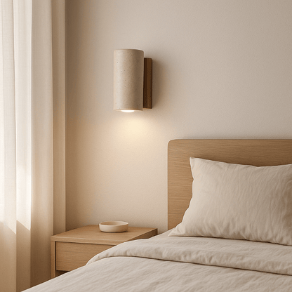 Applique murale | En pierre - Une lampe de chevet