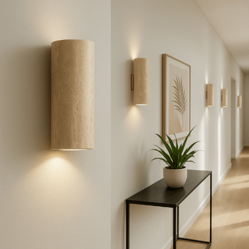 Applique Murale en Pierre couloir