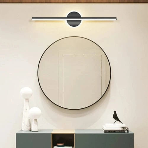 Applique murale salle de bain LED Noir