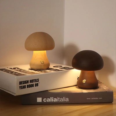 Lampe champignon Luminescence déco