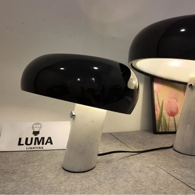 Lampe champignon ambiance design chambre