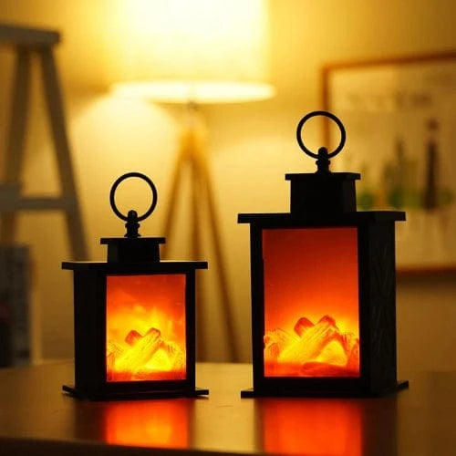 Lampe de Chevet Cheminée noel