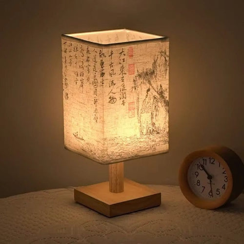Lampe de Chevet Chinoise bois