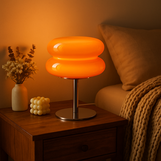 lampe de chevet en verre design