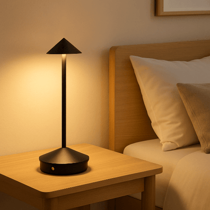 Lampe de chevet rechargeable Noire