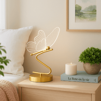Lampe de table Papillon chambre