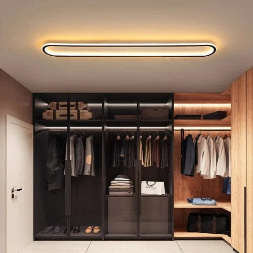 Plafonnier LED noir design